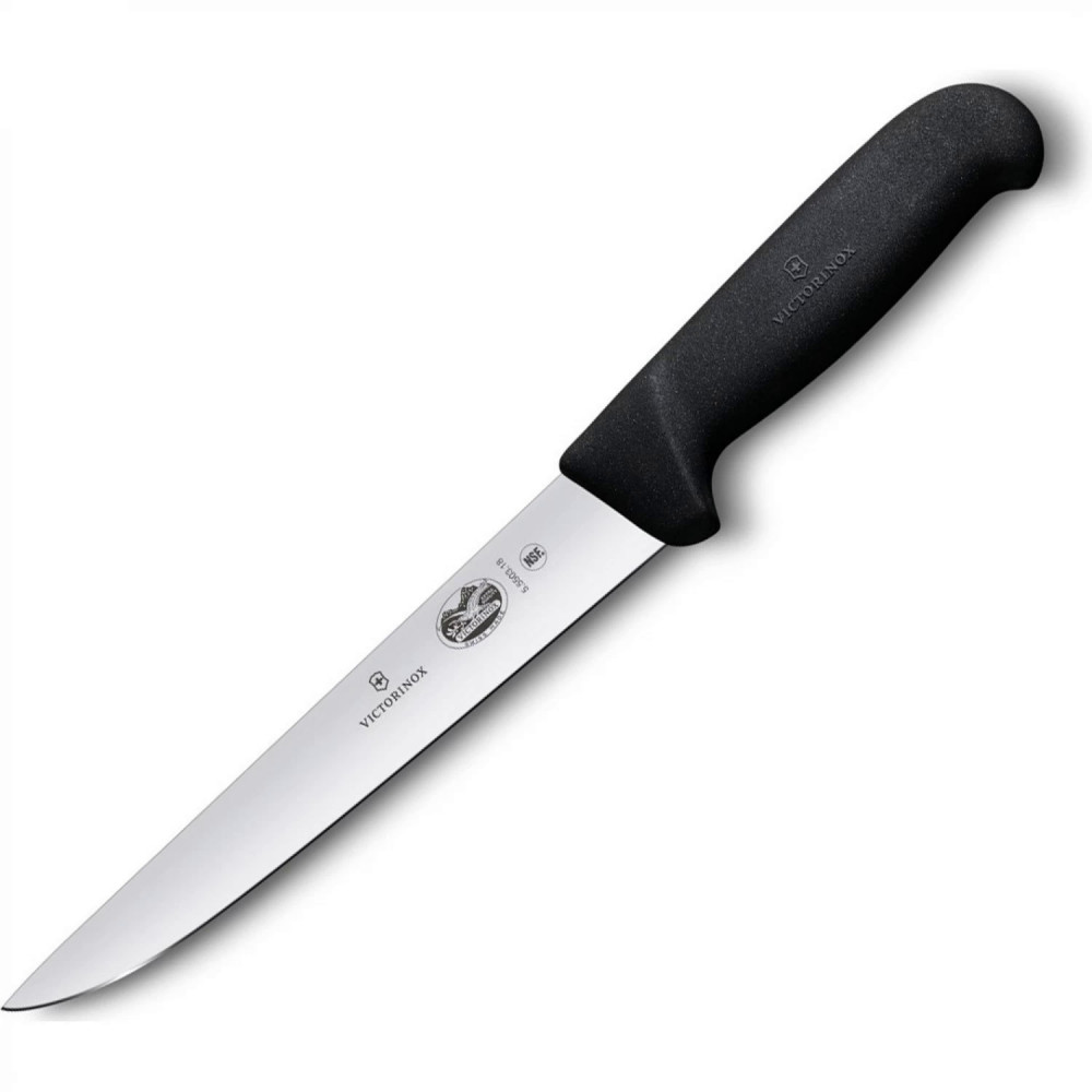 Нож обвалочный / жиловочный VICTORINOX Fibrox с прямым лезвием 18 см 5.5503.18