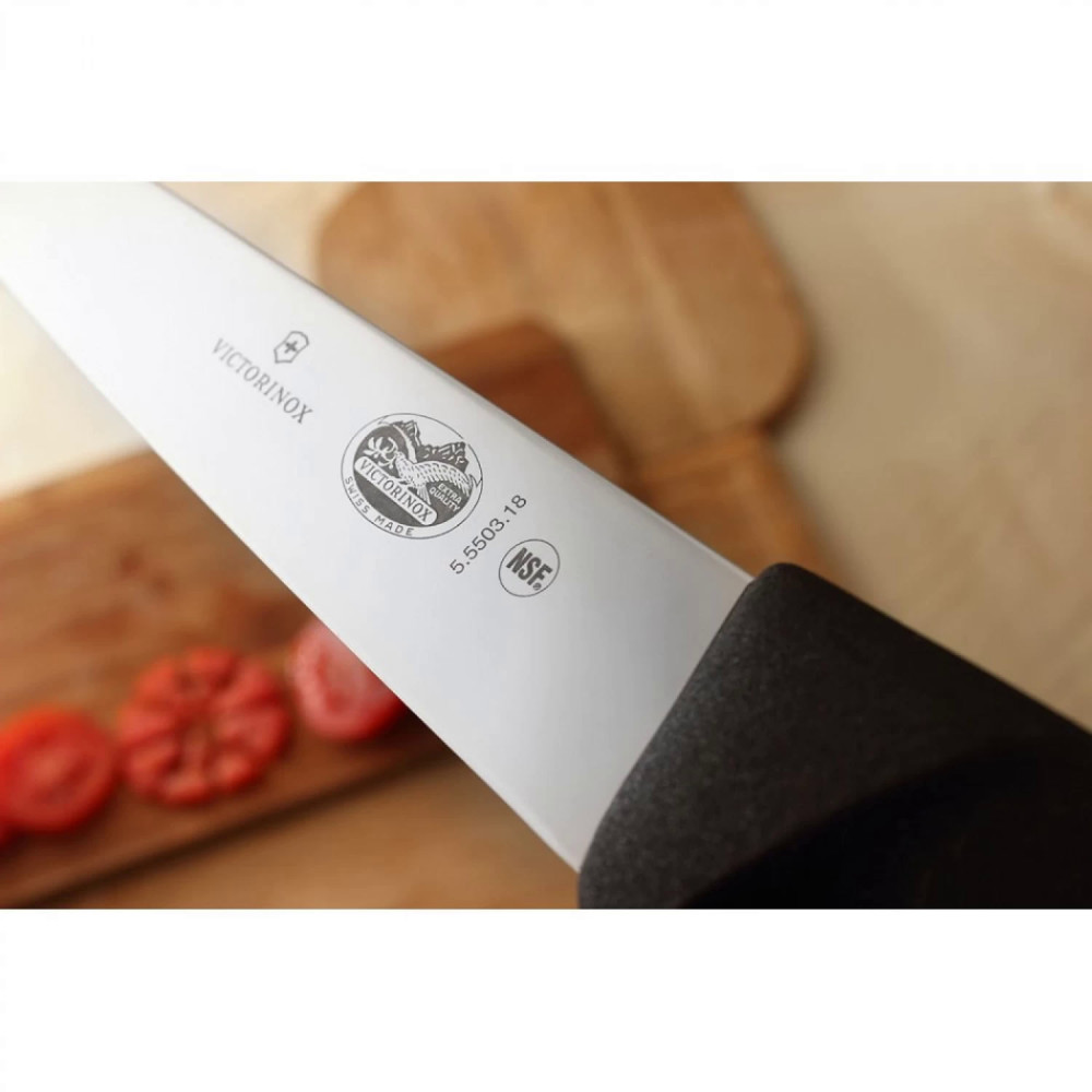 Нож обвалочный / жиловочный VICTORINOX Fibrox с прямым лезвием 18 см 5.5503.18