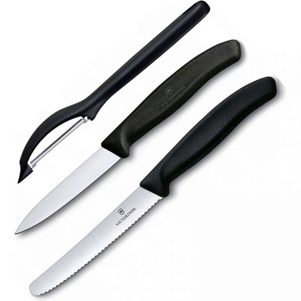 Victorinox Набор ножей Swiss Classic: кухонный нож для овощей 8 см, нож кухонный 11 см, 6.7113.31