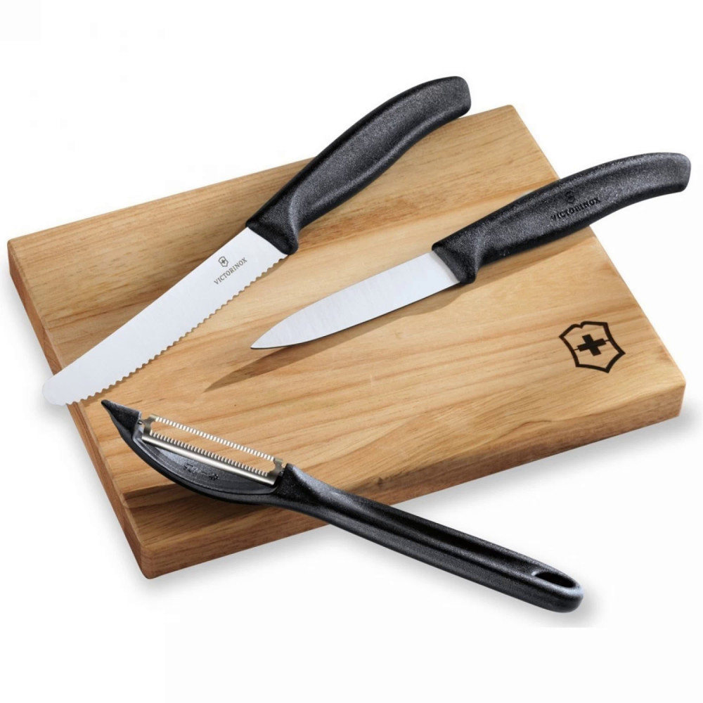 Victorinox Набор ножей Swiss Classic: кухонный нож для овощей 8 см, нож кухонный 11 см, 6.7113.31