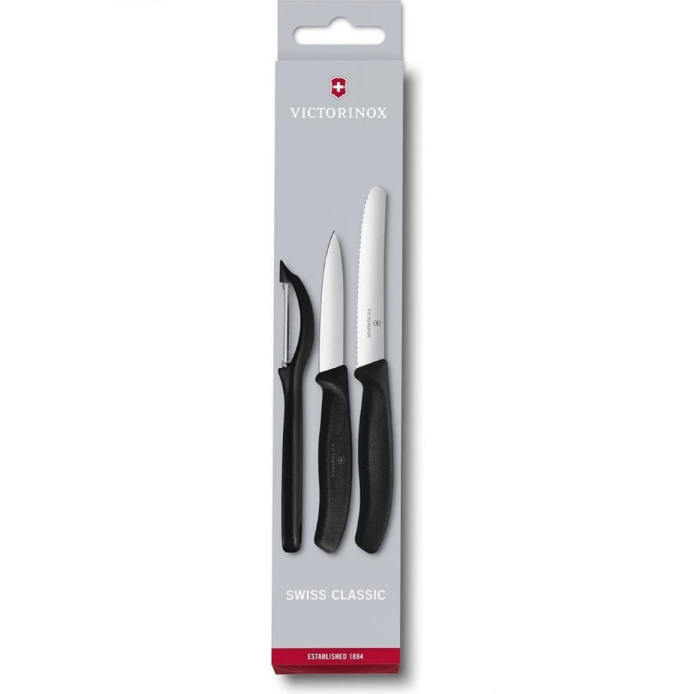 Victorinox Набор ножей Swiss Classic: кухонный нож для овощей 8 см, нож кухонный 11 см, 6.7113.31