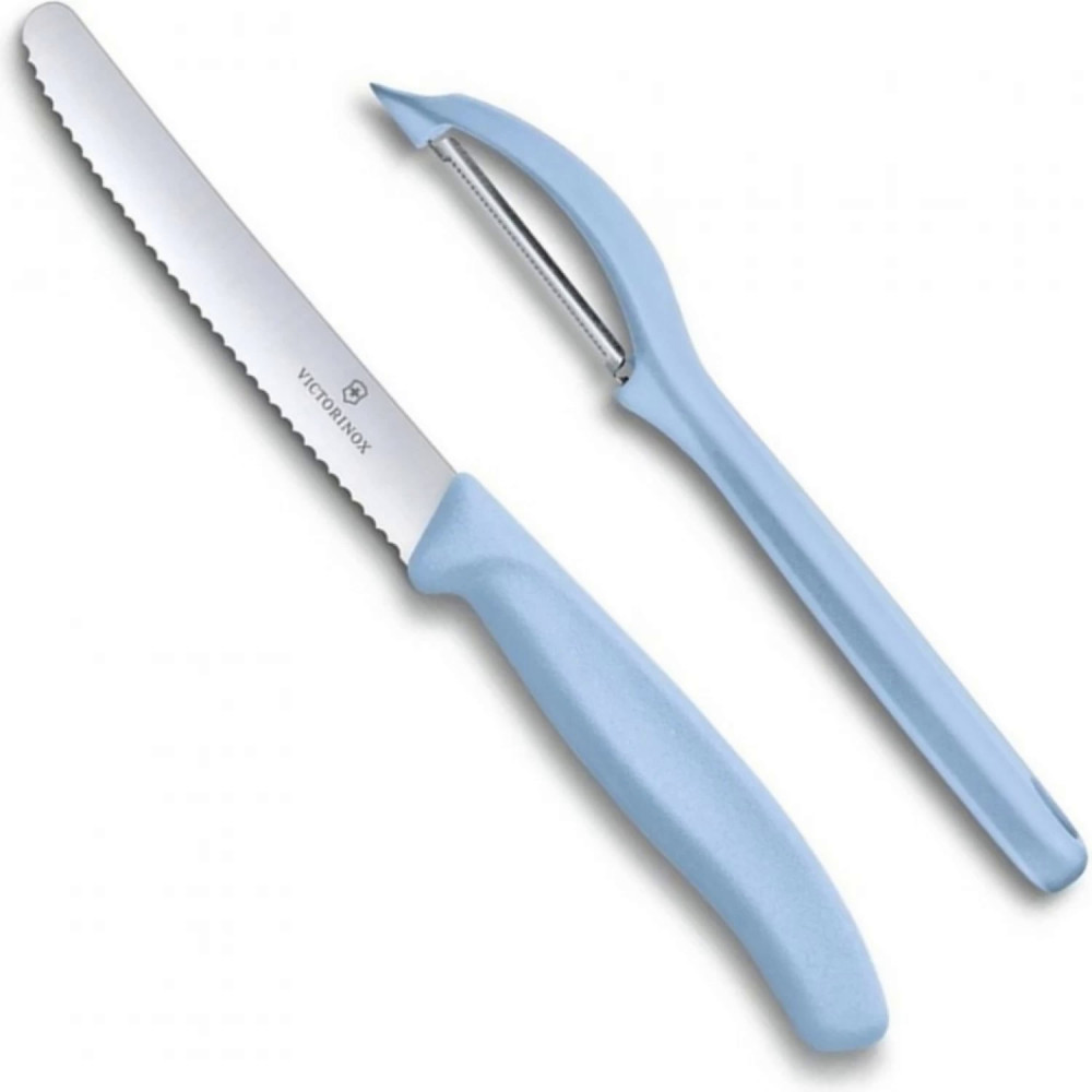 Набор из 2 ножей VICTORINOX Swiss Classic: нож для овощей и столовый нож 6.7116.21L22