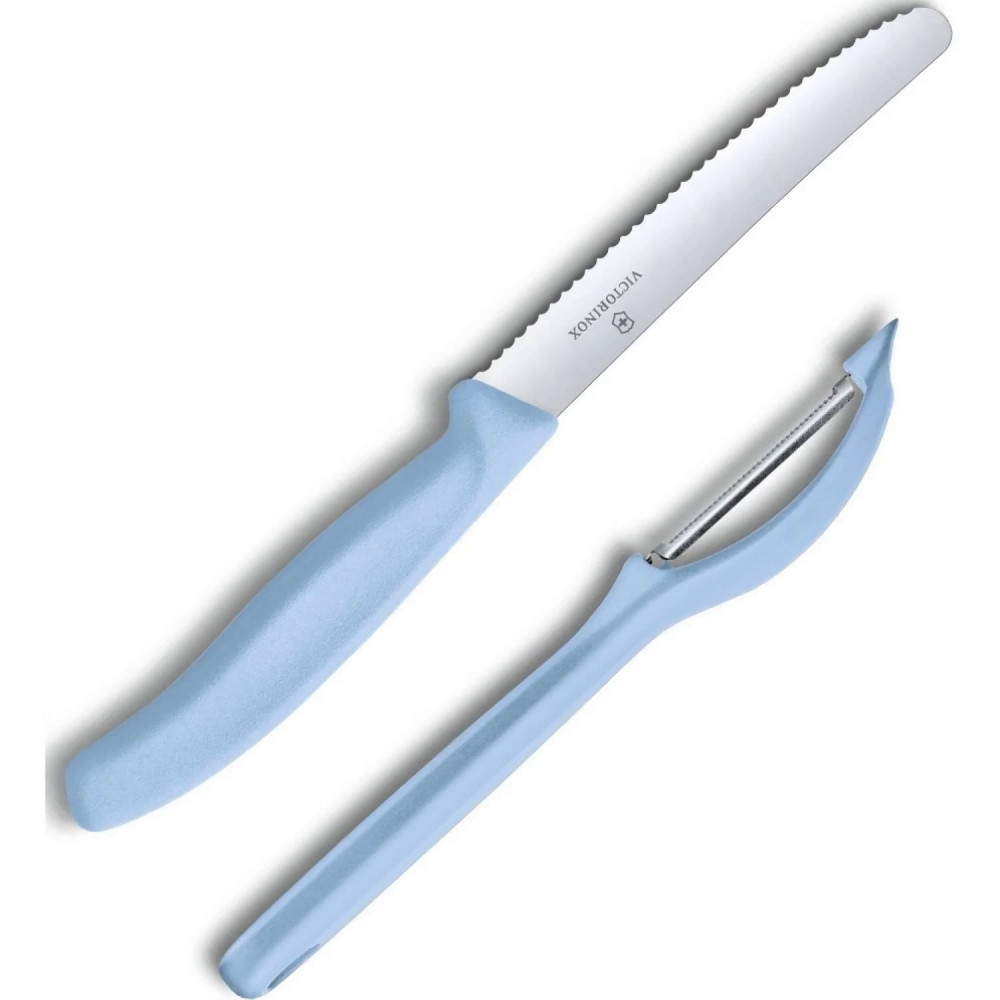 Набор из 2 ножей VICTORINOX Swiss Classic: нож для овощей и столовый нож 6.7116.21L22