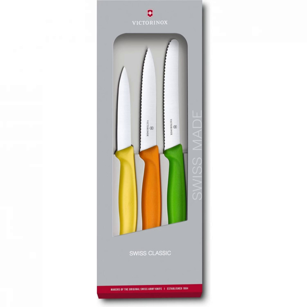 Victorinox Набор ножей Swiss Classic: кухонный нож для овощей 8 см, нож кухонный 11 см 6.7116.31G