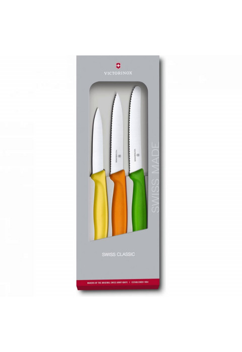 Victorinox Набор ножей Swiss Classic: кухонный нож для овощей 8 см, нож кухонный 11 см 6.7116.31G