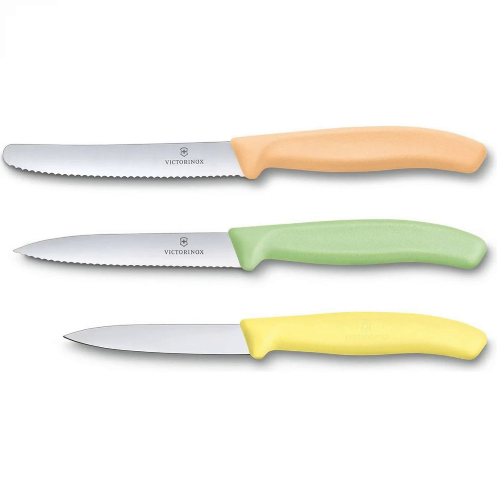 Набор из 3 ножей VICTORINOX Swiss Classic: 2 ножа для овощей и фруктов 8 и 10 см 6.7116.34L2