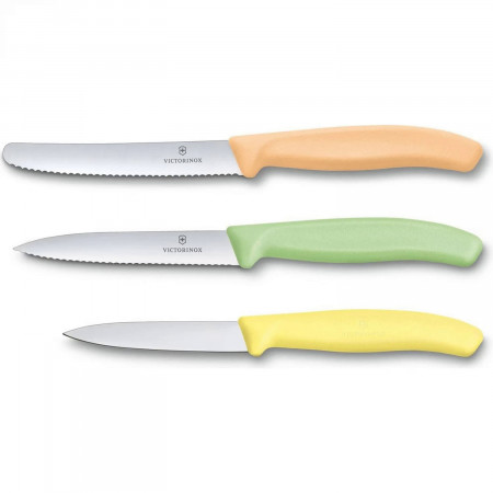 Набор из 3 ножей VICTORINOX Swiss Classic: 2 ножа для овощей и фруктов 8 и 10 см 6.7116.34L2