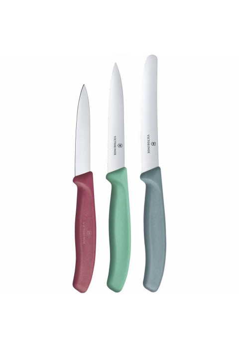 Набор из 3 ножей для овощей и фруктов VICTORINOX Swiss Classic Fresh Energy 6.7116.L20