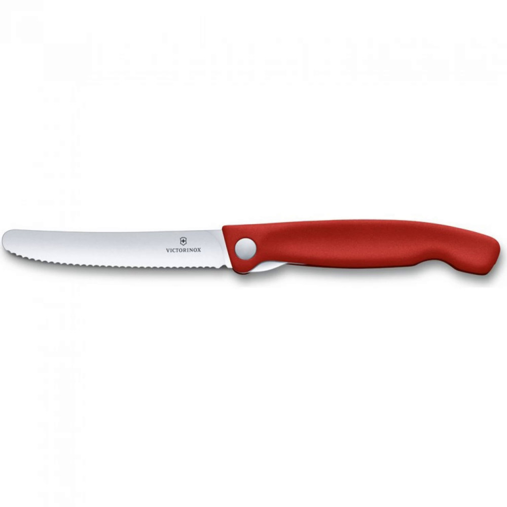 Набор VICTORINOX Swiss Classic: складной нож для овощей и разделочная доска, красная рукоять 6.7191.F1