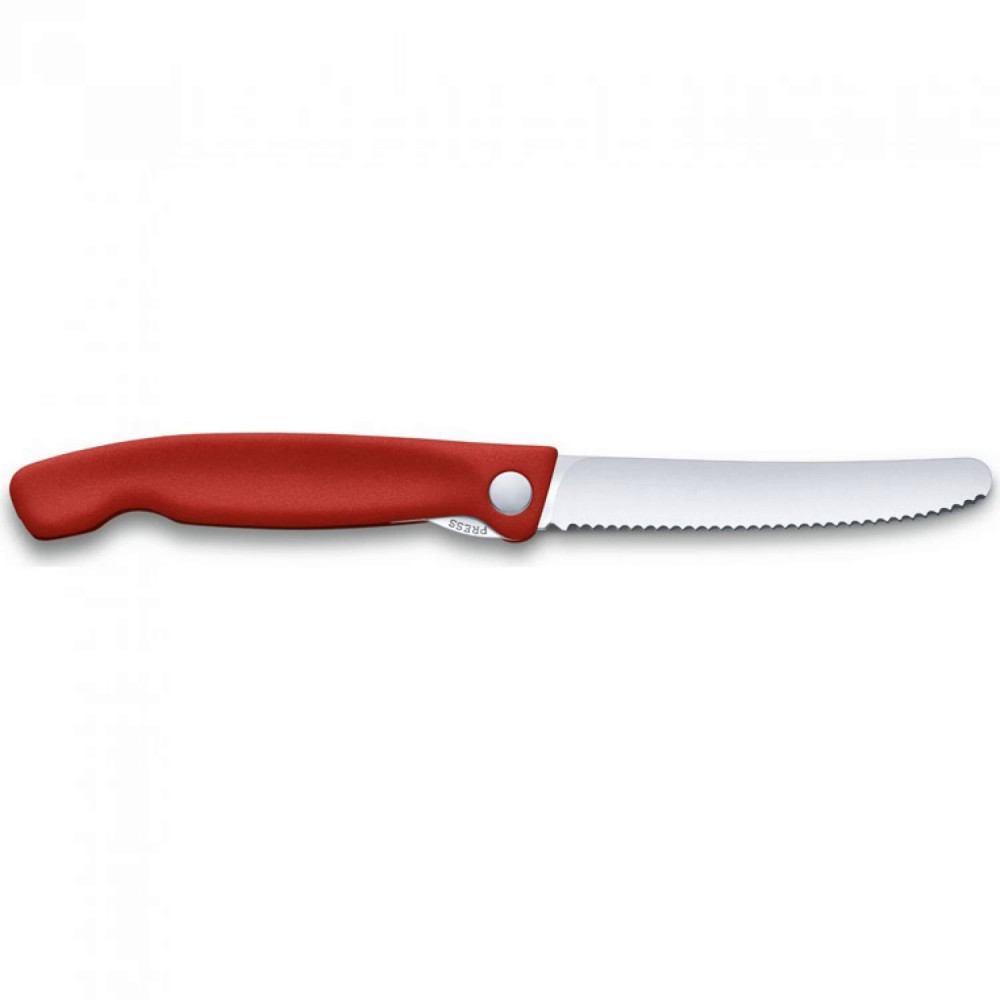 Набор VICTORINOX Swiss Classic: складной нож для овощей и разделочная доска, красная рукоять 6.7191.F1