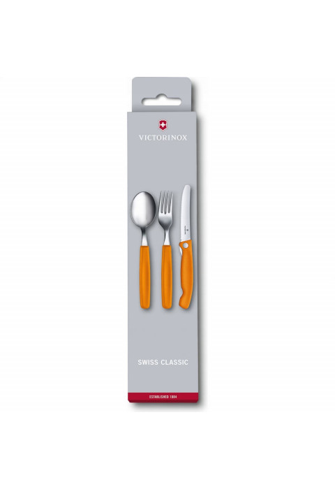 Набор из 3 столовых приборов VICTORINOX Swiss Classic: нож для овощей, вилка, ложка 6.7192.F9