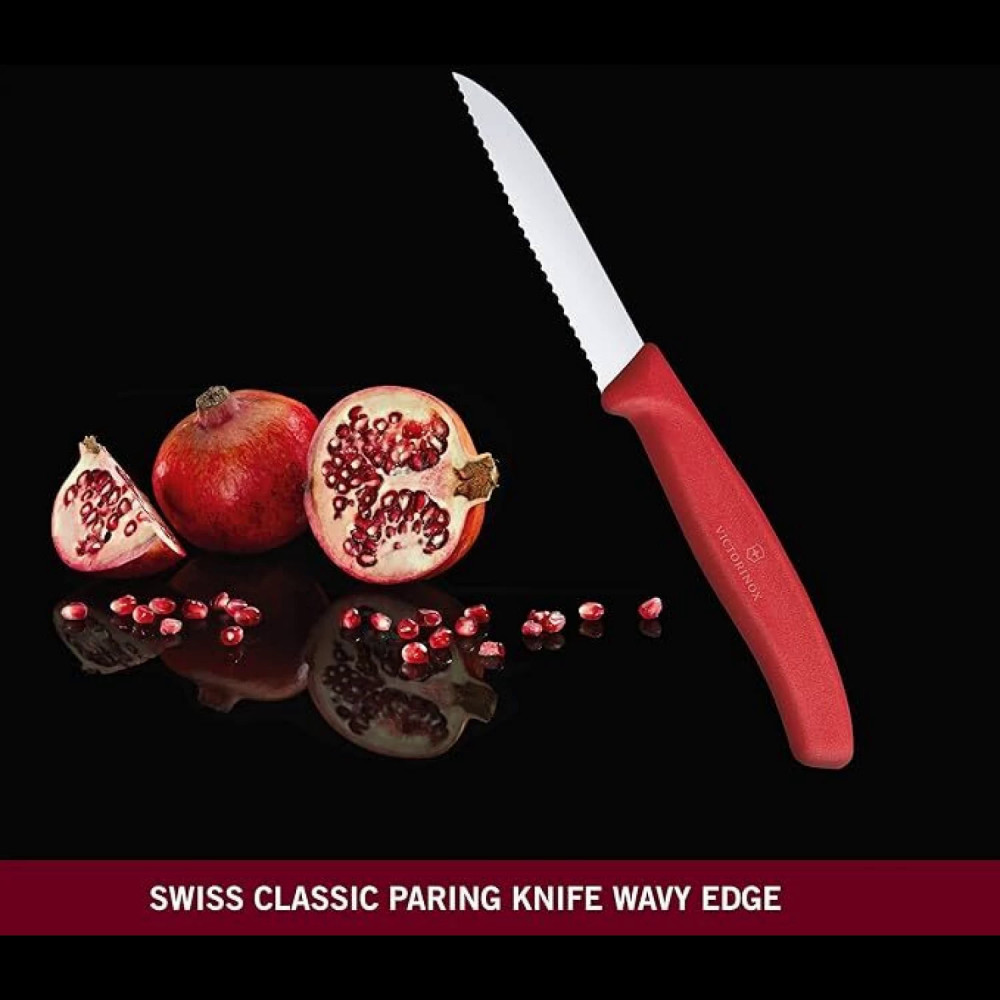 Нож для Овощей Swiss Classic 8 см-С Волнистой Кромкой VICTORINOX 6.7431