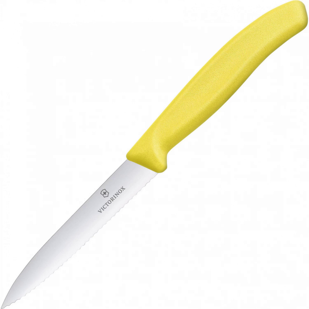 Нож для овощей Swiss Classic 10 см, с серейторной заточкой VICTORINOX 6.7736.L8