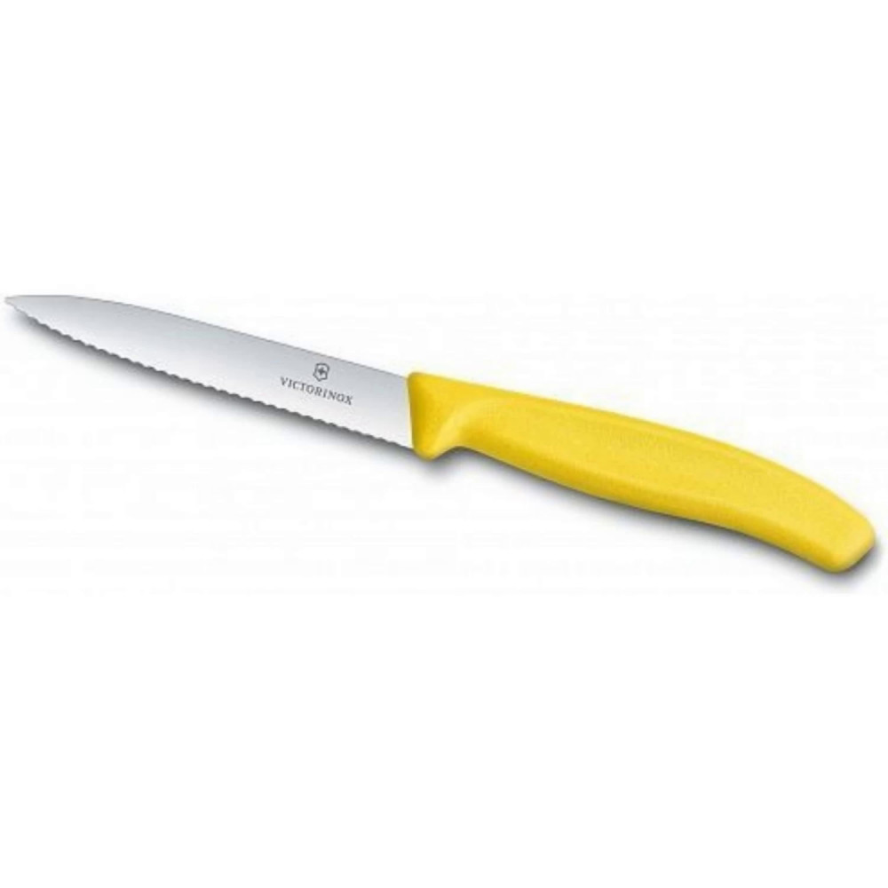 Нож для овощей Swiss Classic 10 см, с серейторной заточкой VICTORINOX 6.7736.L8
