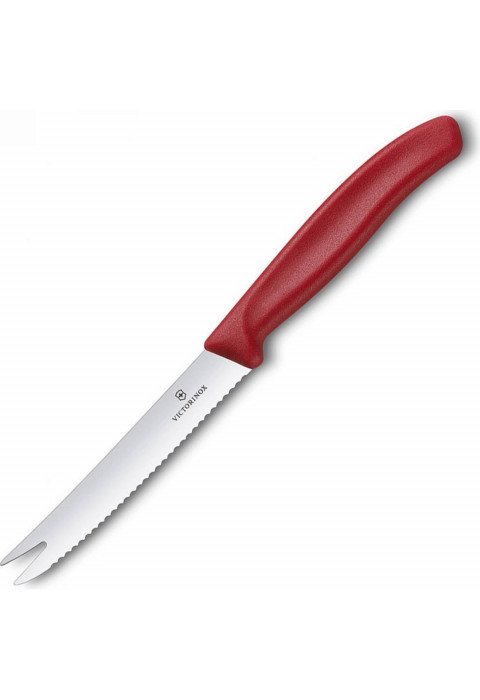 Нож для сыра и колбасы Swiss Classic 11 см с волнистой кромкой VICTORINOX 6.7861