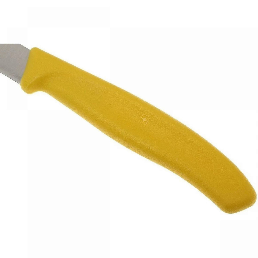 Набор из 2 ножей для стейка и пиццы SwissClassic Gourmet 12 см, с серейторной заточкой VICTORINOX 6.7936.12L8B Swiss made