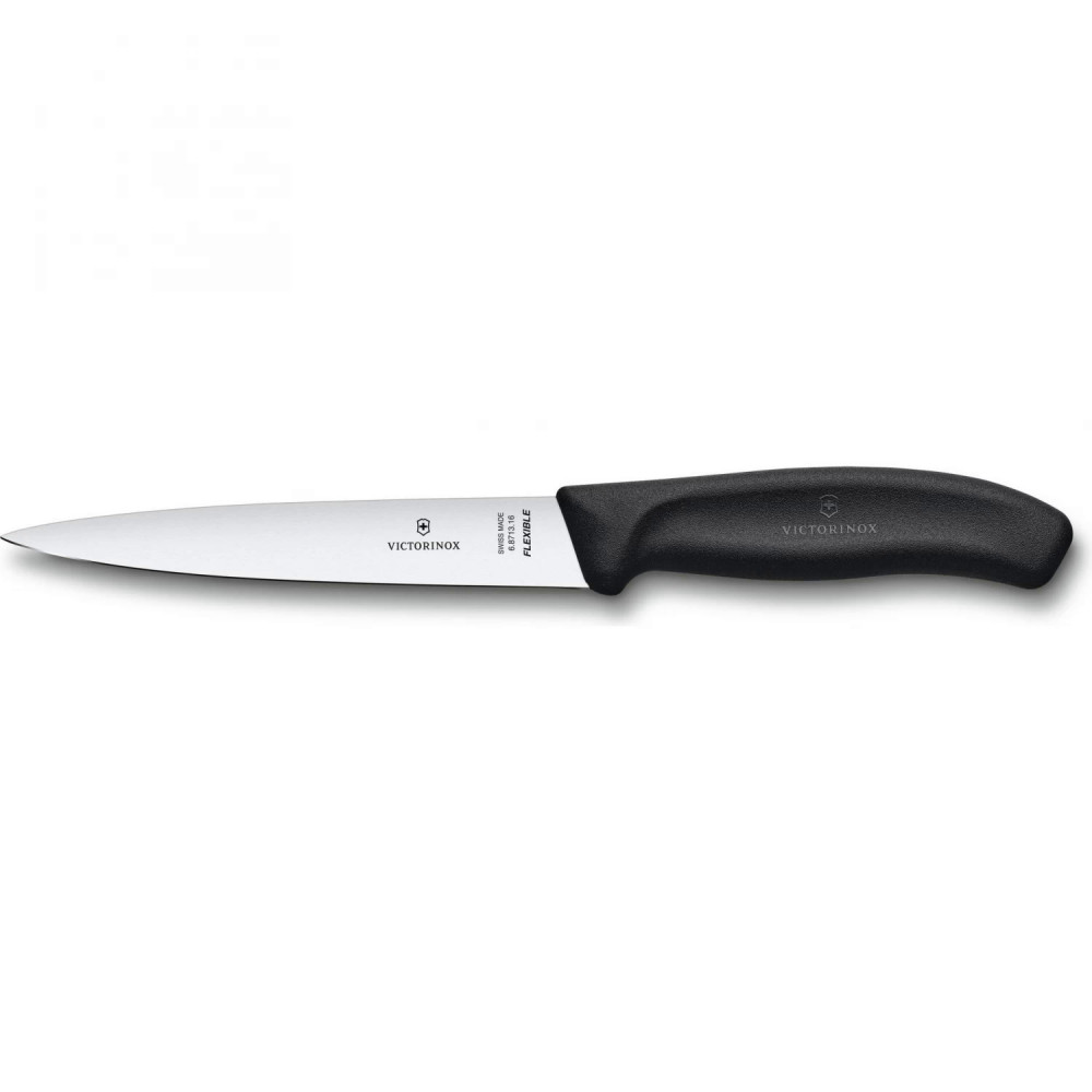 Нож филейный VICTORINOX SwissClassic с гибким прямым лезвием 16 см 6.8713.16B