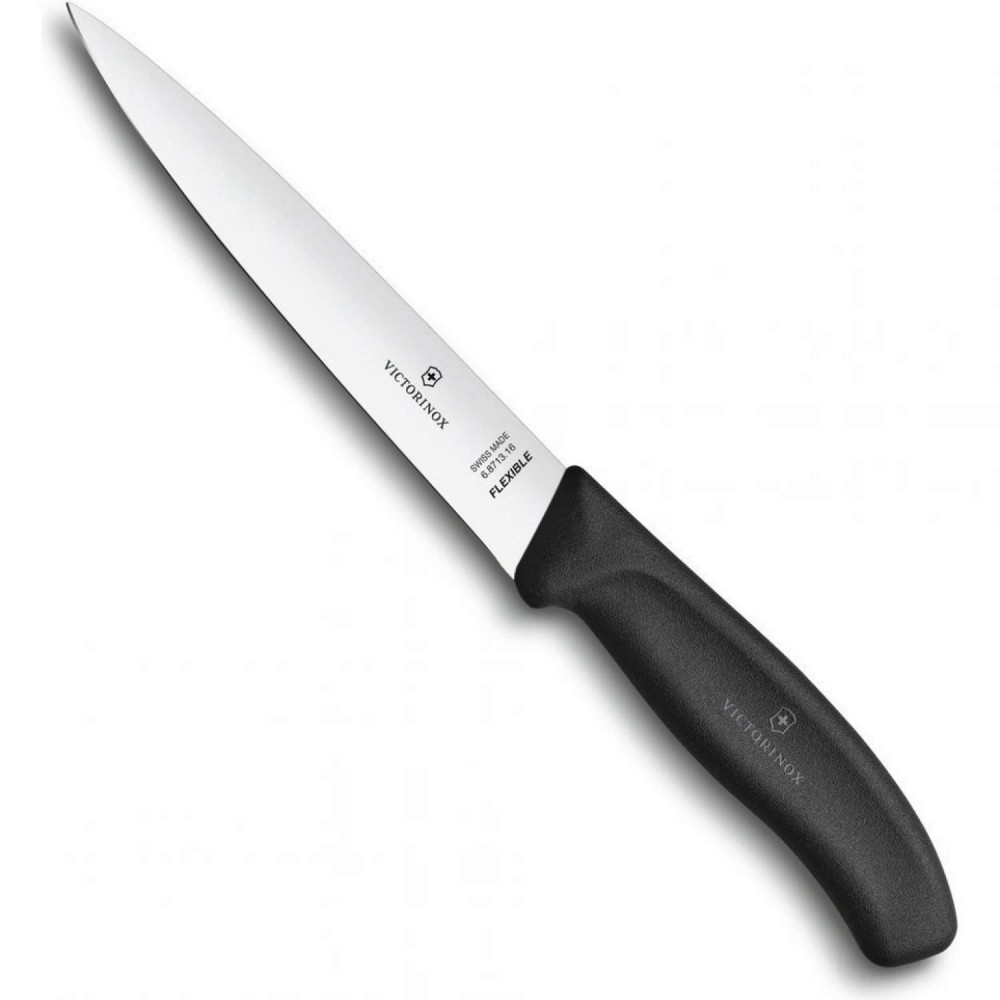 Нож филейный VICTORINOX SwissClassic с гибким прямым лезвием 16 см 6.8713.16B