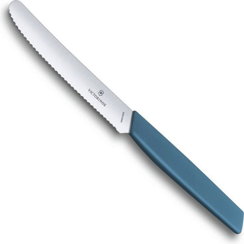 Нож Кухонный Victorinox ОРИГИНАЛ Swiss Modern-Стальной Столовый-Длина Лезвия 110мм 6.9006.11W2