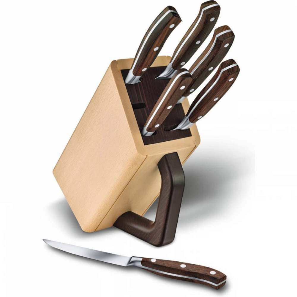 Набор из 6 кованых кухонных приборов VICTORINOX: 5 ножей и вилка 7.7240.6