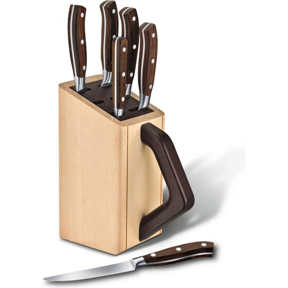 Набор из 6 кованых кухонных приборов VICTORINOX: 5 ножей и вилка 7.7240.6