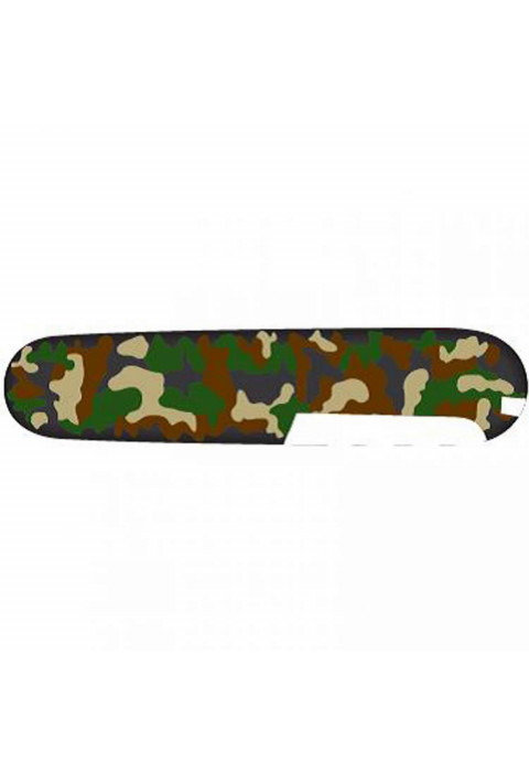 Задняя накладка для ножей VICTORINOX 91 мм, пластиковая, зелёный камуфляж C.3694.4.10