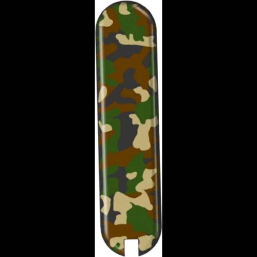 Задняя накладка для ножа VICTORINOX Classic SD 58 мм, пластиковая, зелёный камуфляж C.6294.4.10