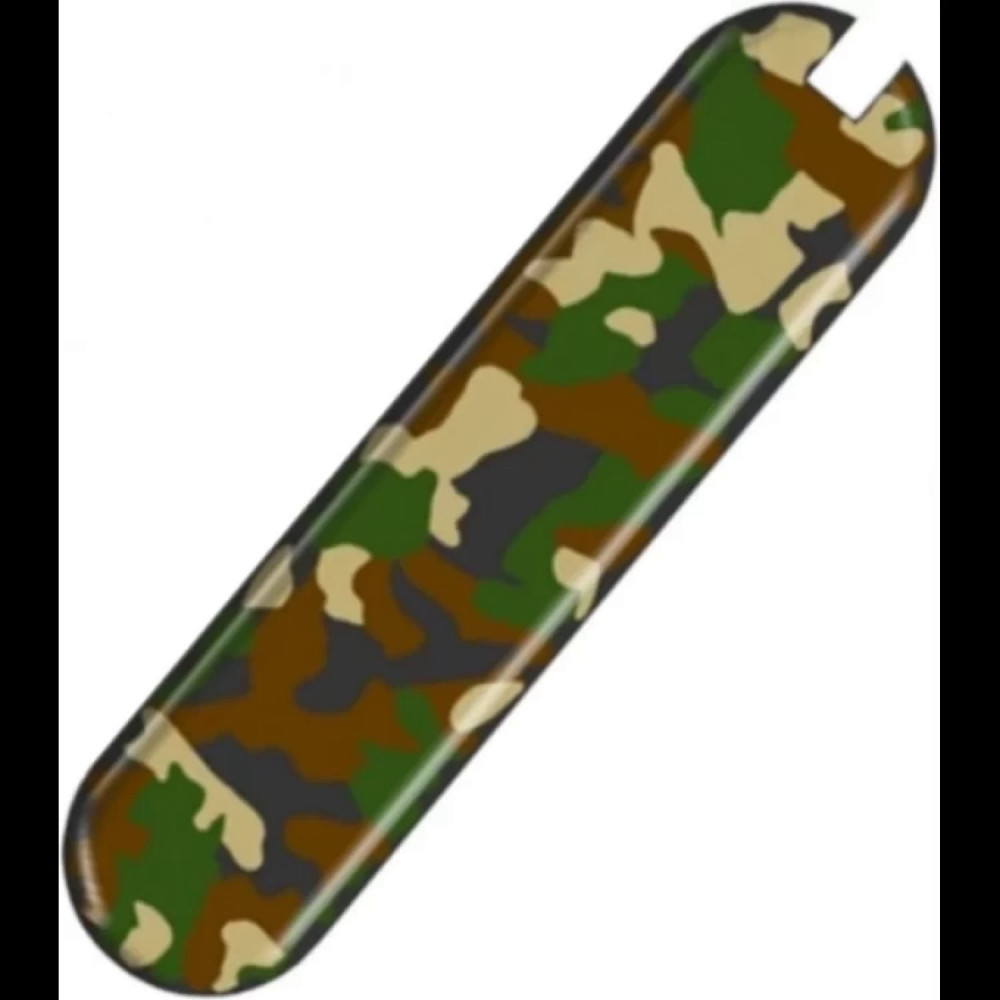 Задняя накладка для ножа VICTORINOX Classic SD 58 мм, пластиковая, зелёный камуфляж C.6294.4.10