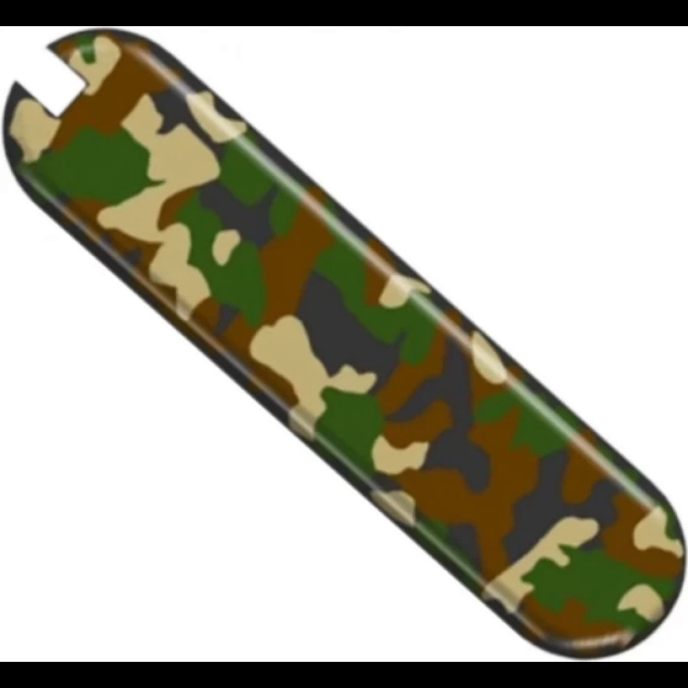 Задняя накладка для ножа VICTORINOX Classic SD 58 мм, пластиковая, зелёный камуфляж C.6294.4.10