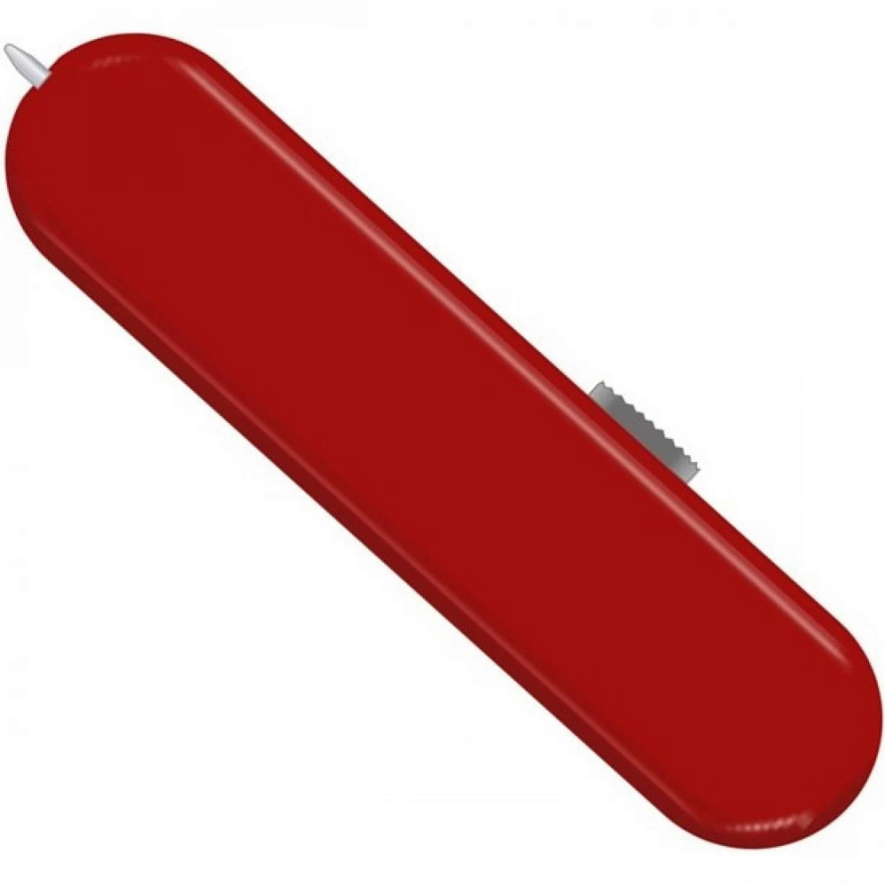 Задняя накладка для ножей VICTORINOX 58 мм, с отверстием под шариковую ручку, пластиковая, красная C.6300.4.10