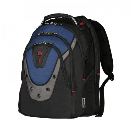 Рюкзак WENGER 17", черный/синий 600638
