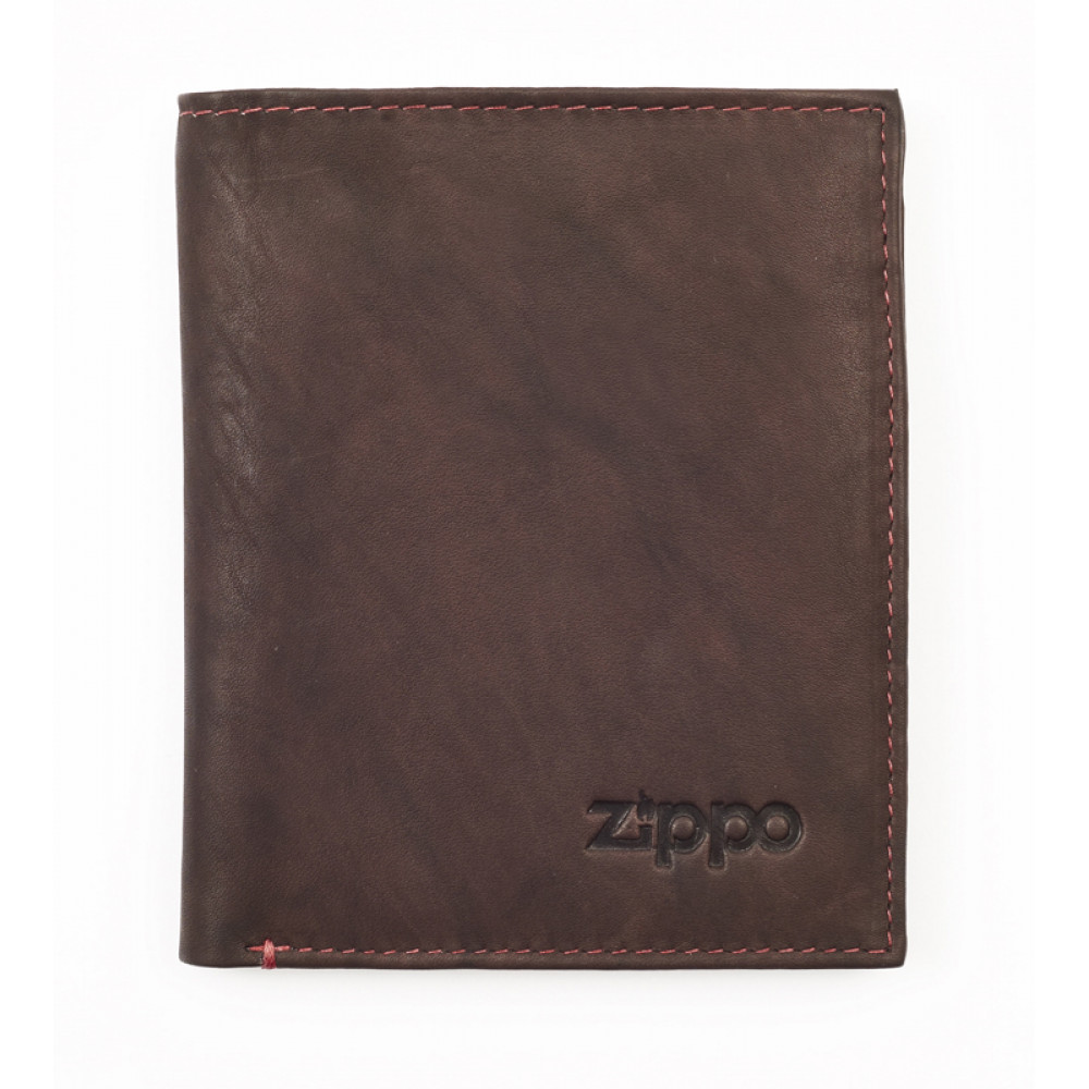 Вертикальное кожаное портмоне ZIPPO 2005122