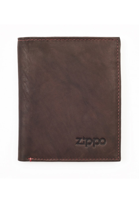 Вертикальное кожаное портмоне ZIPPO 2005122