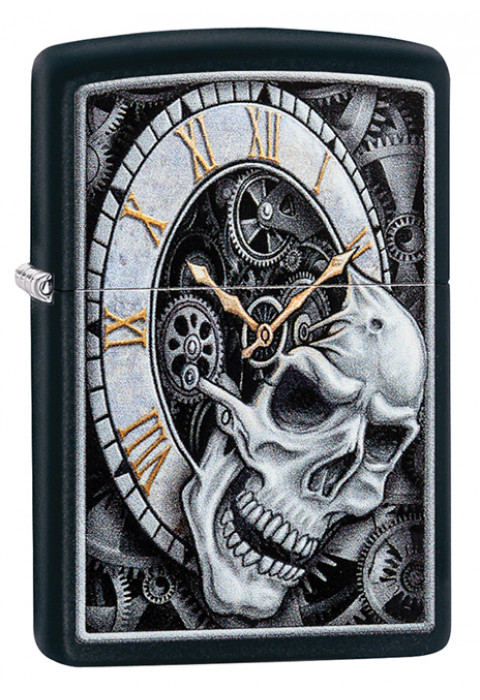 Зажигалка Skull Clock Design