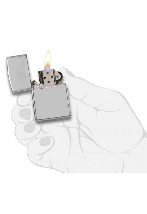 Зажигалка High Polish Chrome ZIPPO