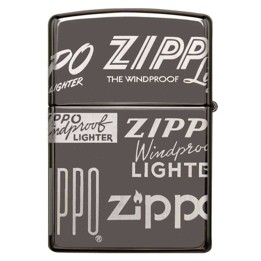 Зажигалка Black Ice® Logo Design ZIPPO 49051