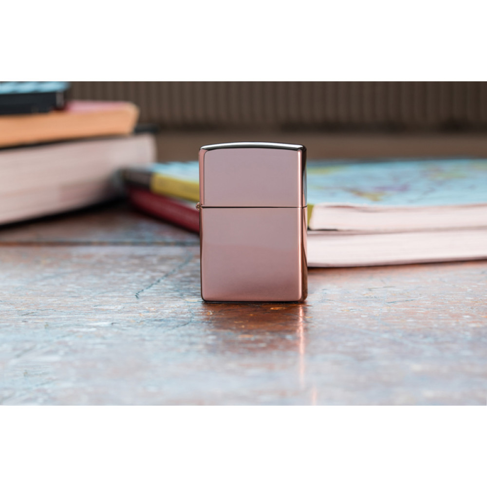 Зажигалка High Polish Rose Gold ZIPPO