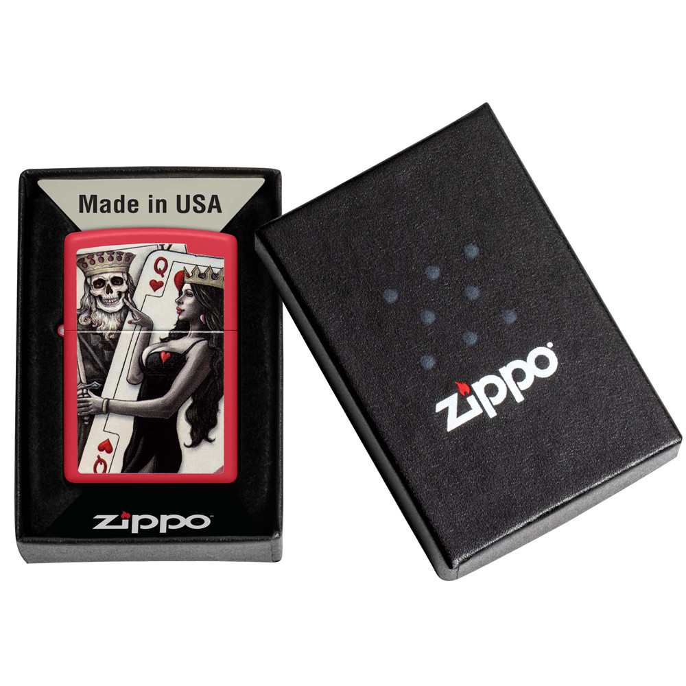 Зажигалка Skull King Queen Beauty ZIPPO