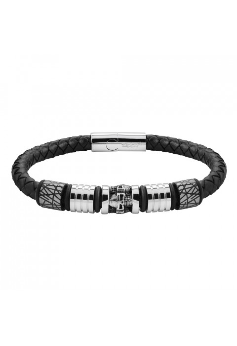 Браслет Five Charms Leather Bracelet с 5 шармами (20 см) ZIPPO