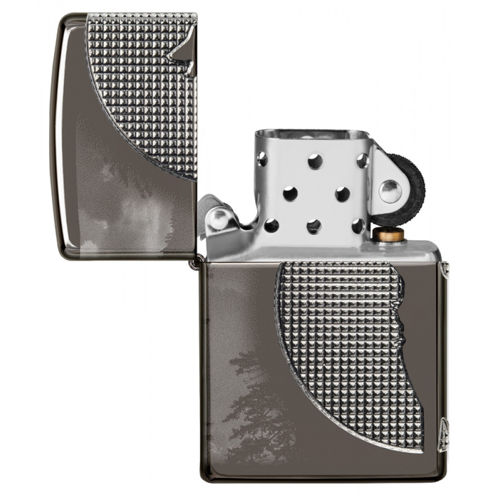 Зажигалка Armor™ High Polish Black Ice® ZIPPO