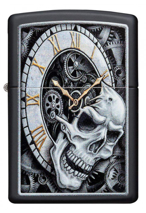 Зажигалка Skull Clock Design