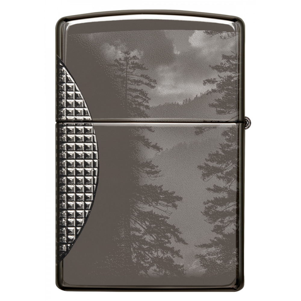 Зажигалка Armor™ High Polish Black Ice® ZIPPO