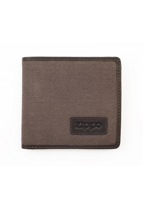 Портмоне из кожи и холщовой ткани ZIPPO 2005120