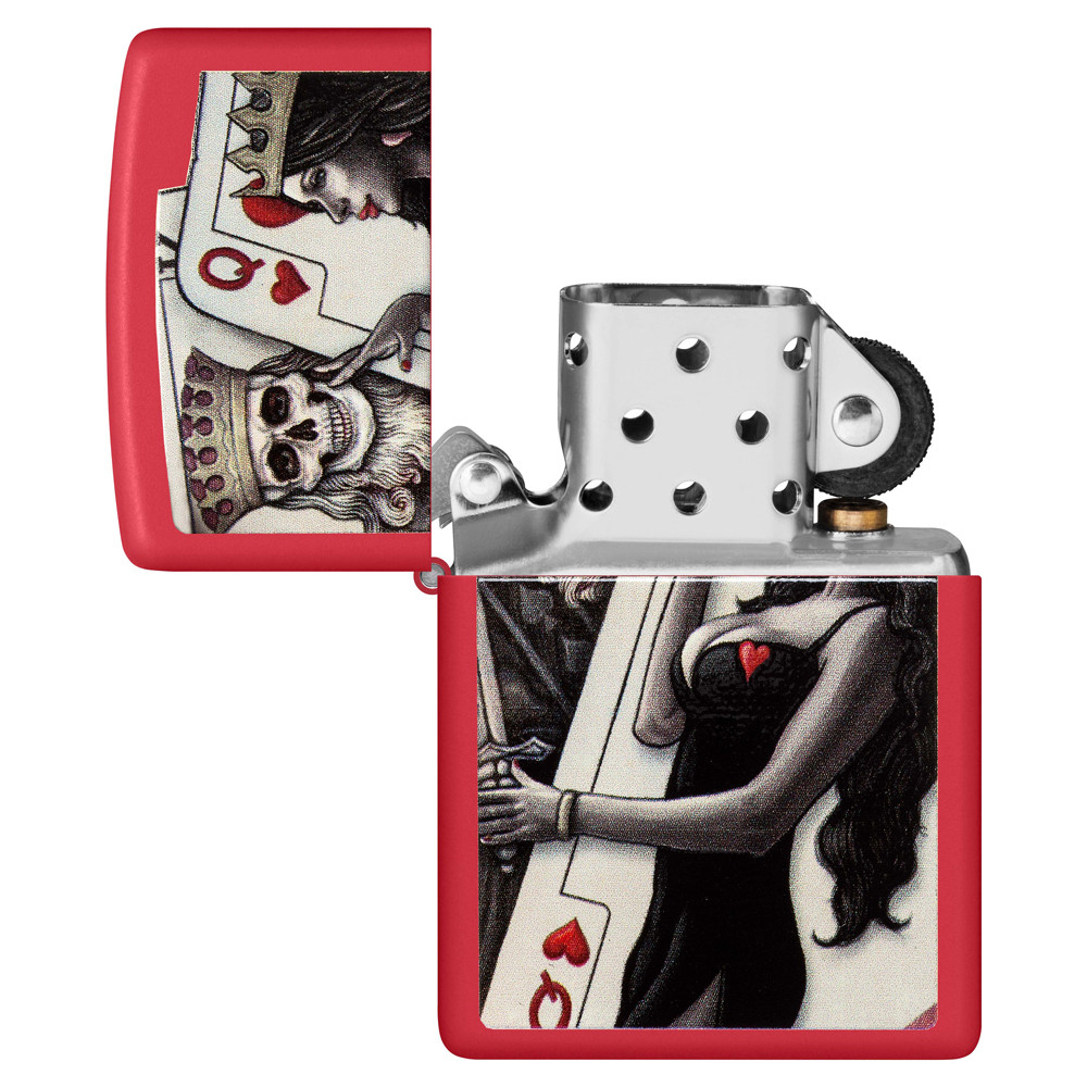 Зажигалка Skull King Queen Beauty ZIPPO