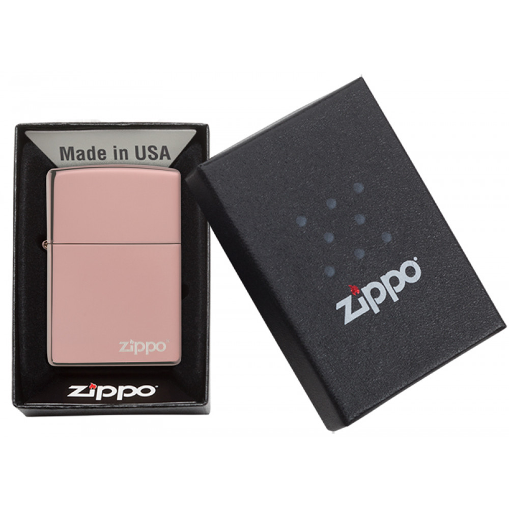 Зажигалка High Polish Rose Gold ZIPPO 49190ZL