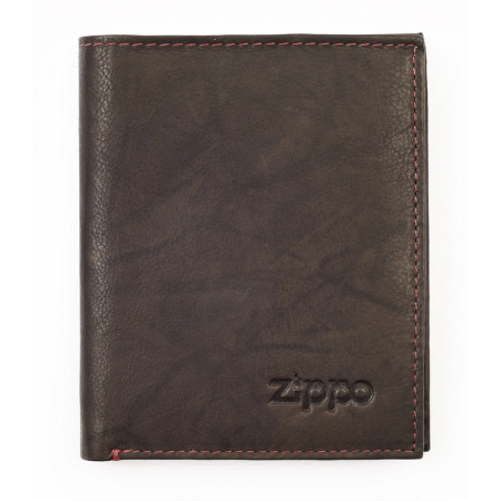 Вертикальное кожаное портмоне ZIPPO 2005121