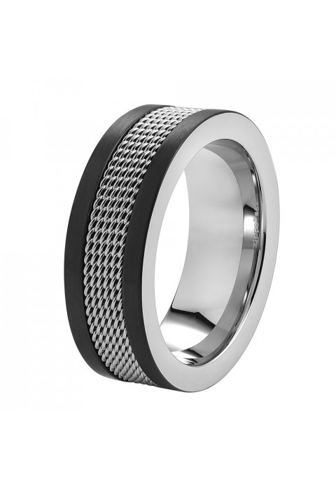 Кольцо Mesh Band Ring с сетчатым орнаментом (22,3 мм) ZIPPO 2007203