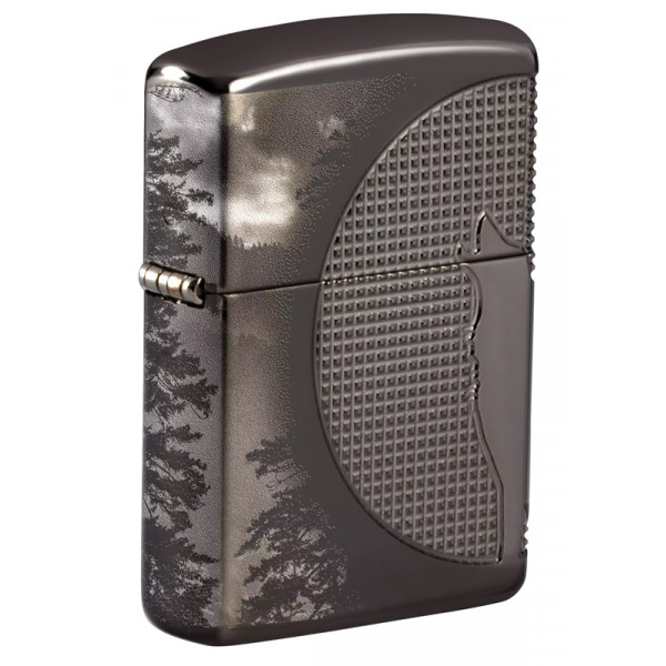 Зажигалка Armor™ High Polish Black Ice® ZIPPO