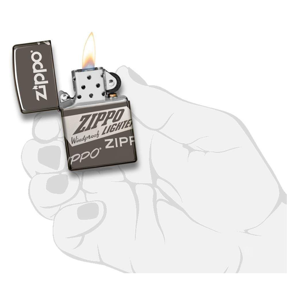Зажигалка Black Ice® Logo Design ZIPPO 49051