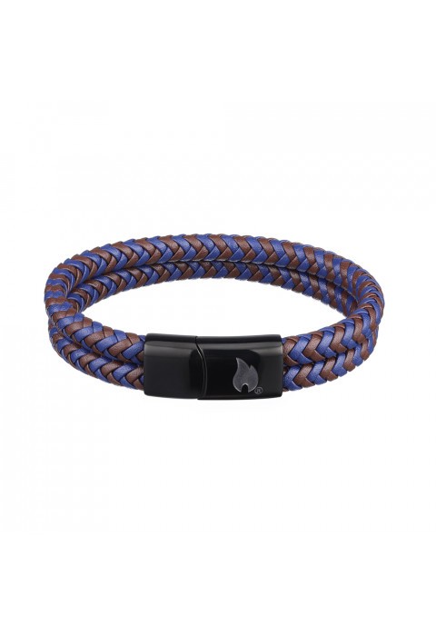 Браслет Braided Leather Bracelet (22 см) ZIPPO